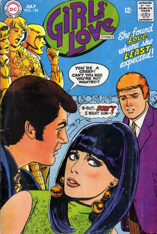 Girls' Love Stories (1949) #136 cover