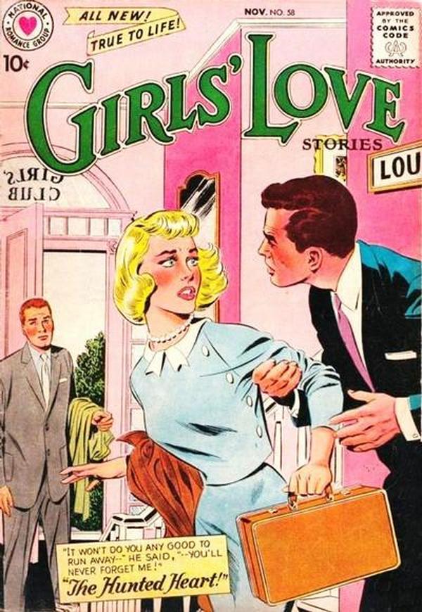 Girls' Love Stories (1949) #58 cover