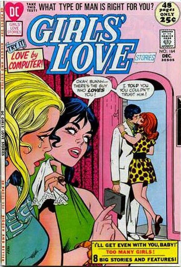 Girls' Love Stories (1949) #164 cover