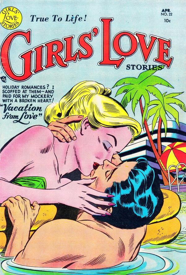 Girls' Love Stories (1949) #22 cover