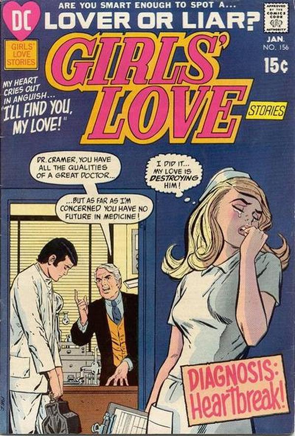 Girls' Love Stories (1949) #156 cover