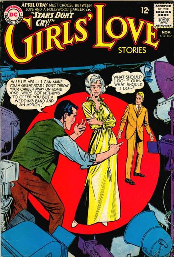 Girls' Love Stories (1949) #107 cover