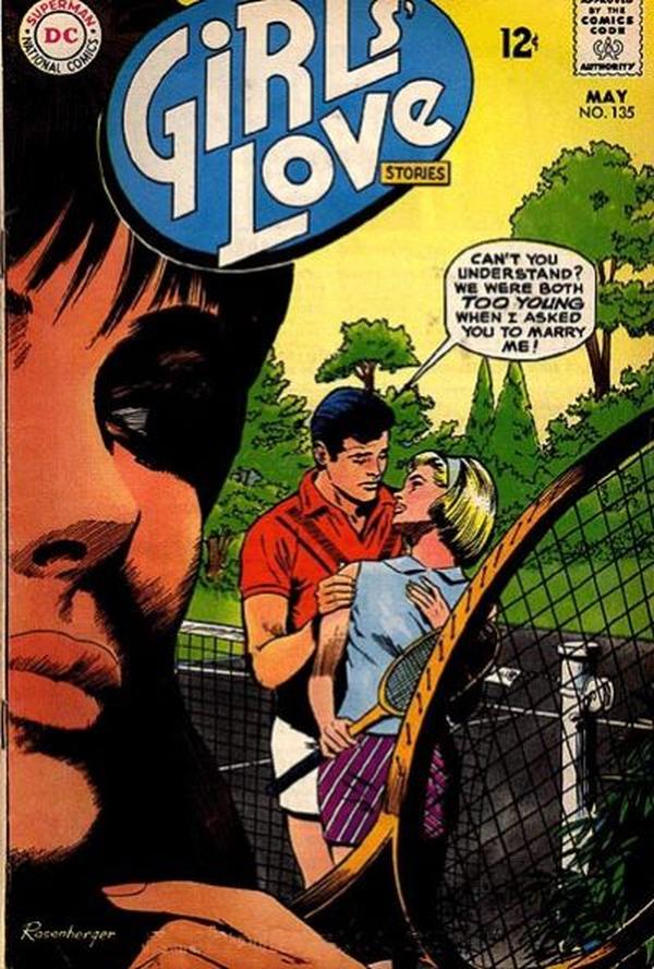 Girls' Love Stories (1949) #135 cover