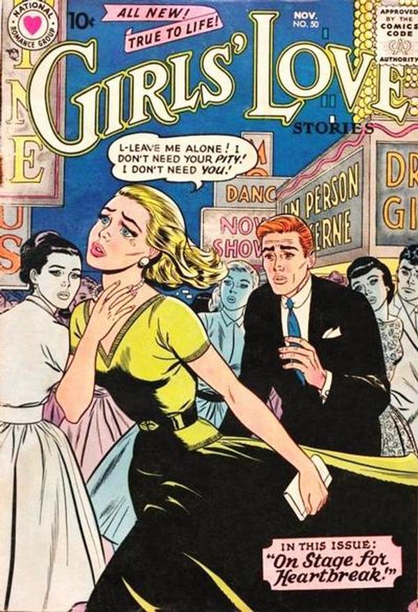 Girls' Love Stories (1949) #50 cover