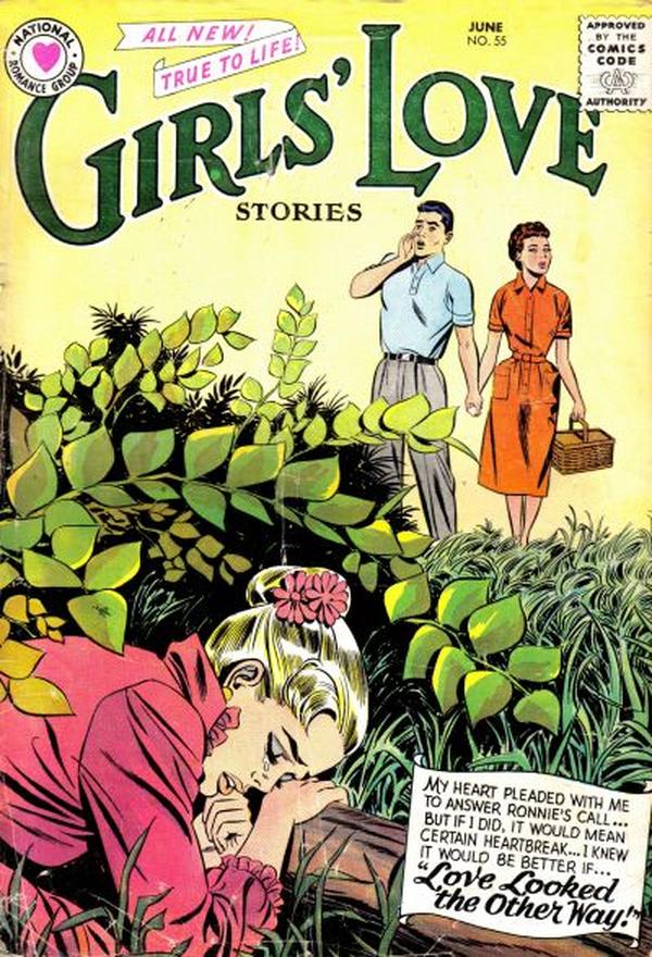 Girls' Love Stories (1949) #55 cover