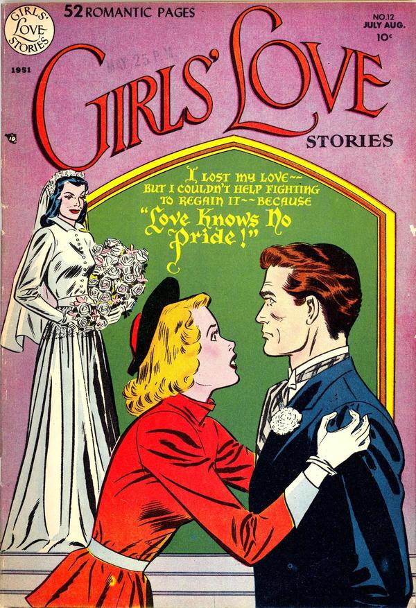 Girls' Love Stories (1949) #12 cover