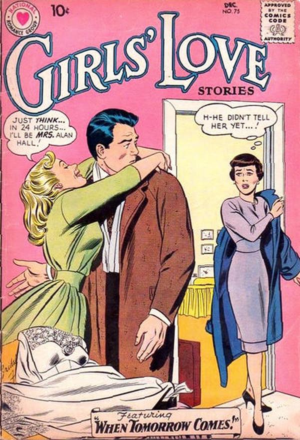 Girls' Love Stories (1949) #75 cover