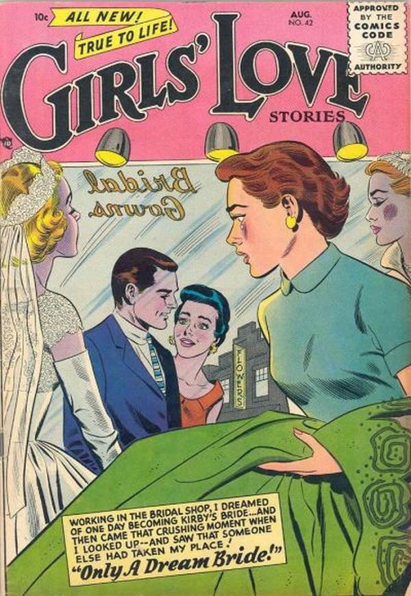 Girls' Love Stories (1949) #42 cover