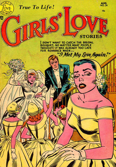 Girls' Love Stories (1949) #24 cover