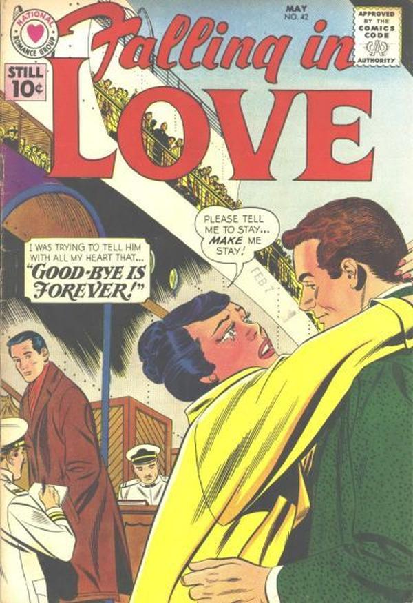 Falling in Love (1955) #42 cover
