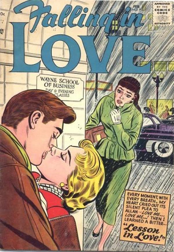 Falling in Love (1955) #9 cover