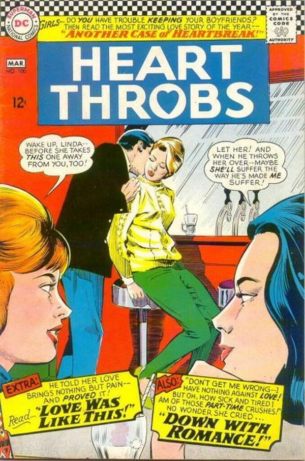 Heart Throbs (1957) #100 cover