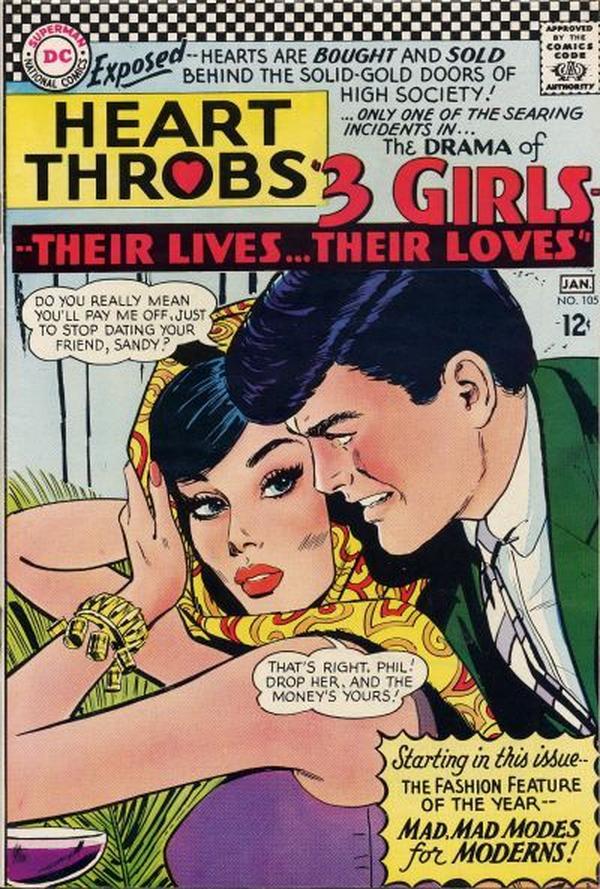 Heart Throbs (1957) #105 cover