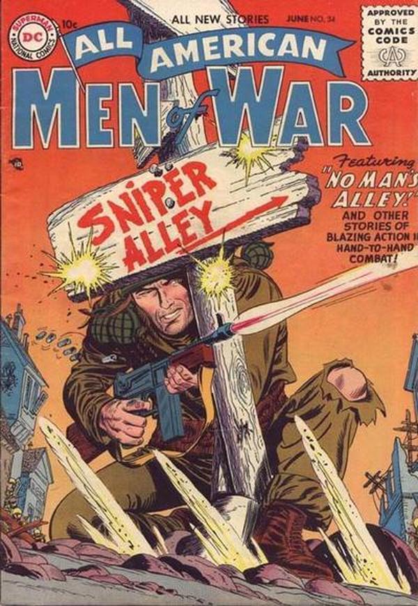 Cover of All-American Men of War #34
