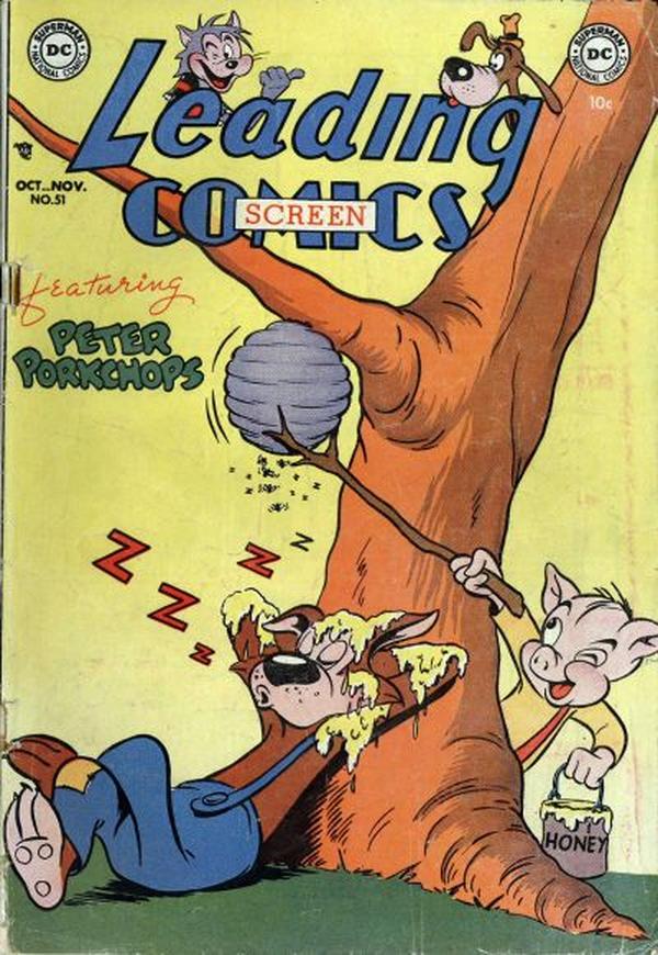 Leading Screen Comics (1950) #51 cover