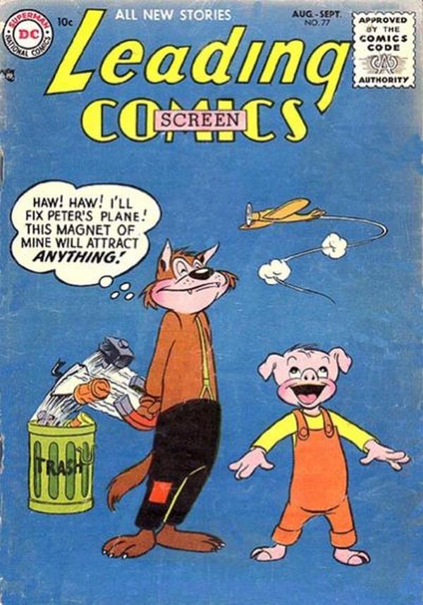 Leading Screen Comics (1950) #77 cover