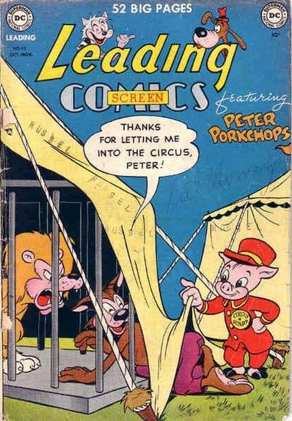 Leading Screen Comics (1950) #45 cover