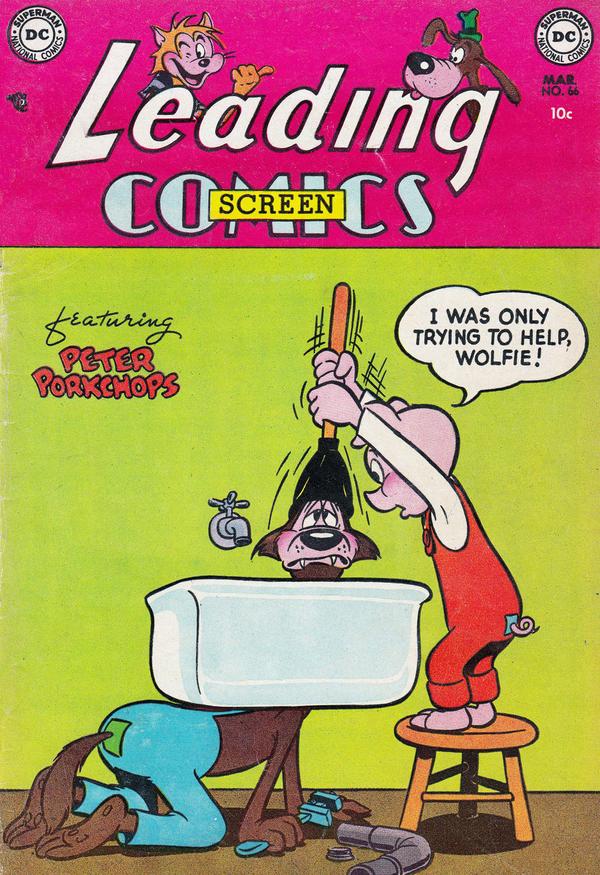 Leading Screen Comics (1950) #66 cover