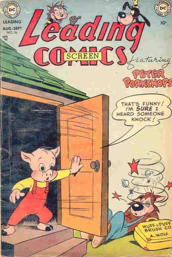 Leading Screen Comics (1950) #56 cover