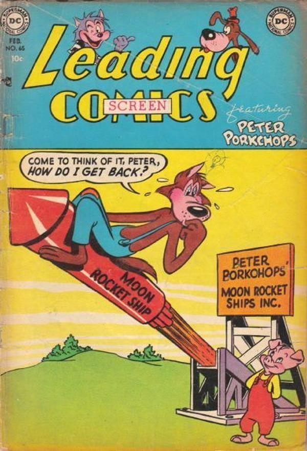 Leading Screen Comics (1950) #65 cover