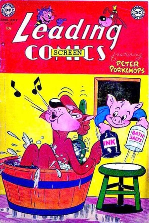 Leading Screen Comics (1950) #61 cover