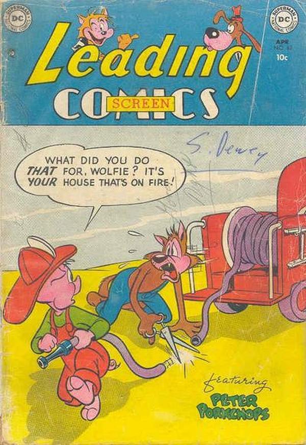 Leading Screen Comics (1950) #67 cover