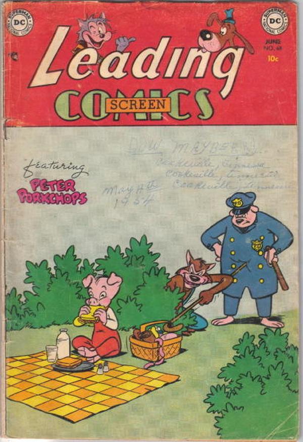 Leading Screen Comics (1950) #68 cover