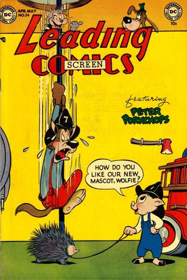 Leading Screen Comics (1950) #54 cover