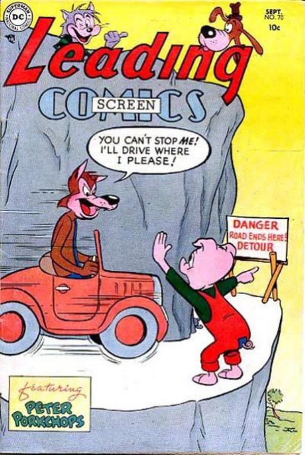 Leading Screen Comics (1950) #70 cover