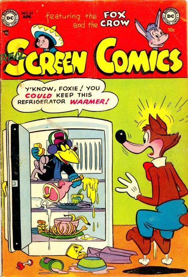 Real Screen Comics #61 cover
