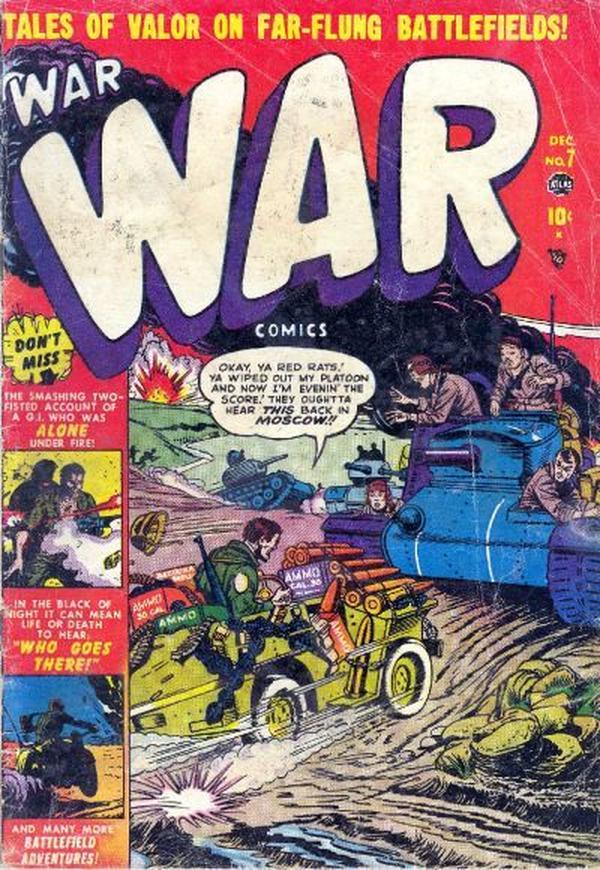Cover of War Comics #7