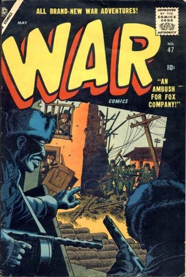 Cover of War Comics #47