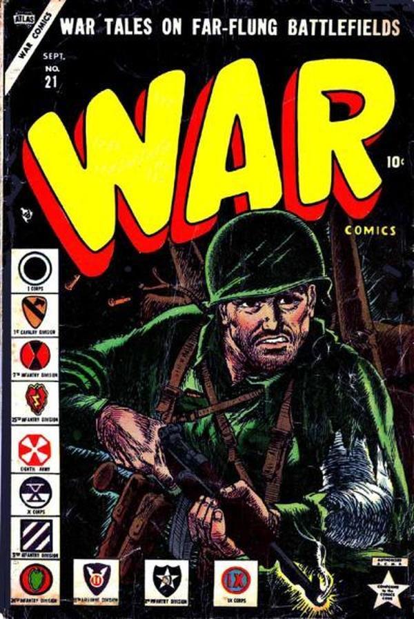 Cover of War Comics #21