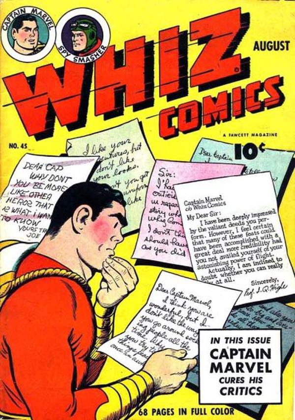 Cover of Whiz Comics #45