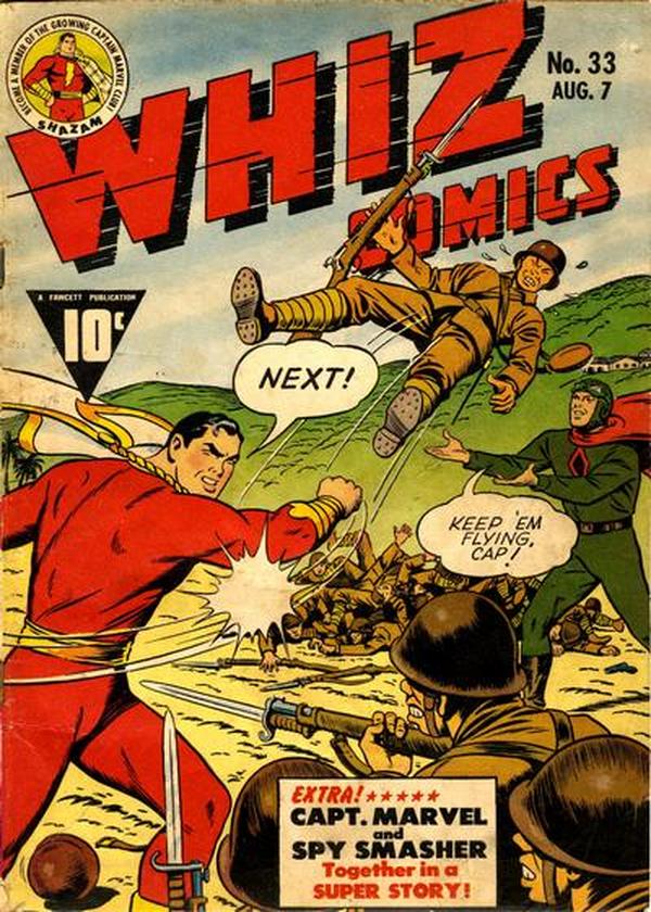 Cover of Whiz Comics #33