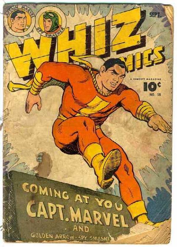Cover of Whiz Comics #58