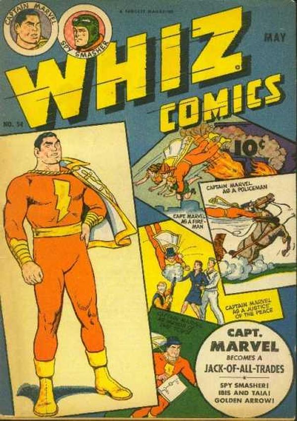 Cover of Whiz Comics #54