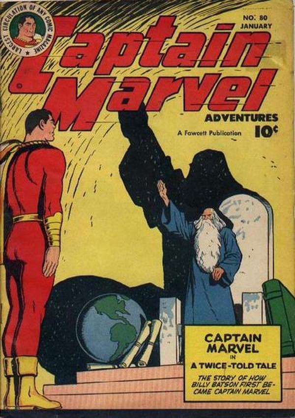Cover of Captain Marvel Adventures #80