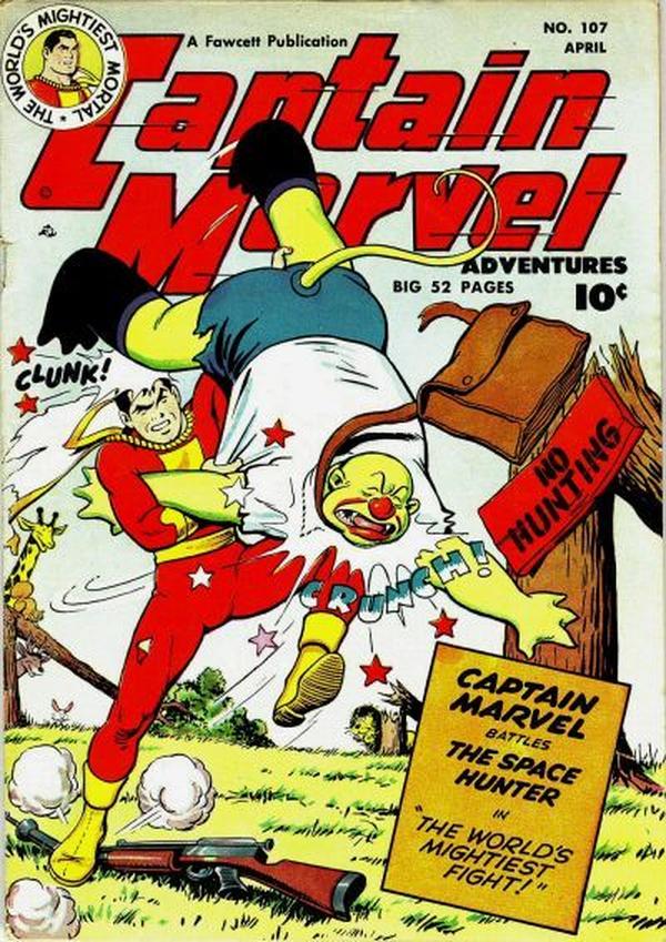 Cover of Captain Marvel Adventures #107
