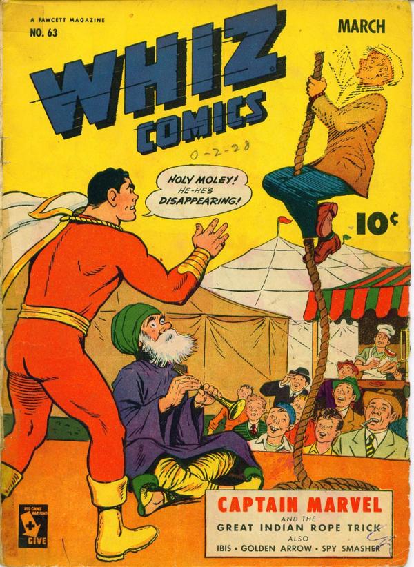 Cover of Whiz Comics #63