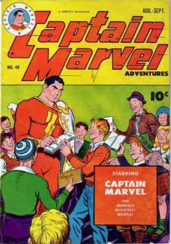 Cover of Captain Marvel Adventures #48