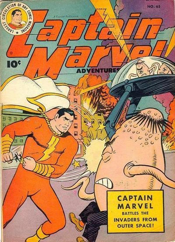 Cover of Captain Marvel Adventures #65