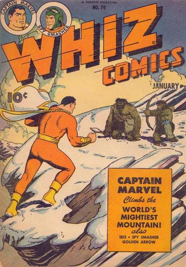 Cover of Whiz Comics #70