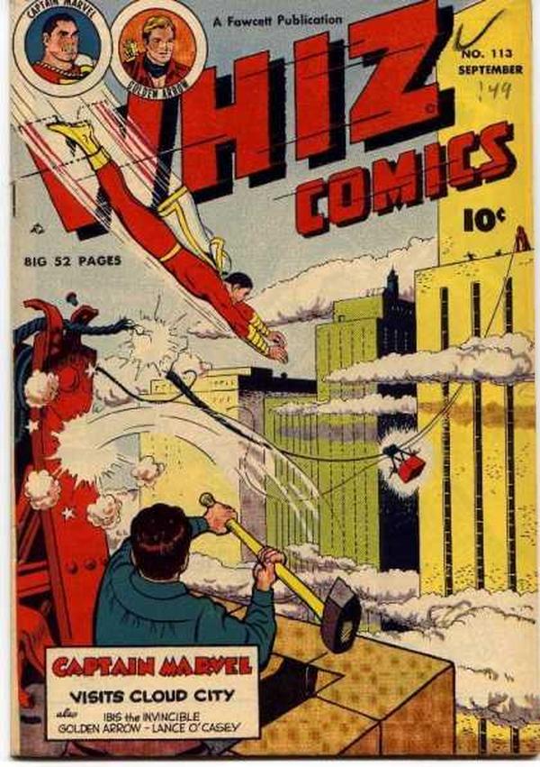 Cover of Whiz Comics #113