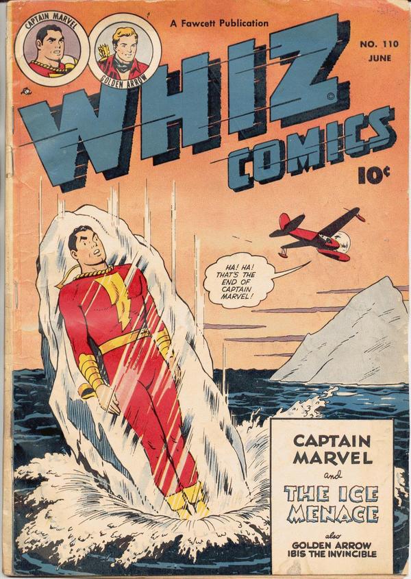 Cover of Whiz Comics #110