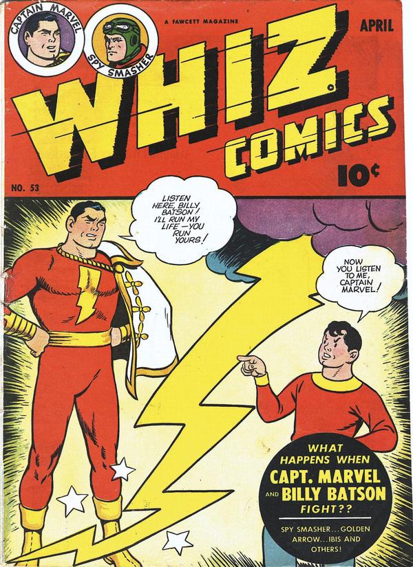 Cover of Whiz Comics #53