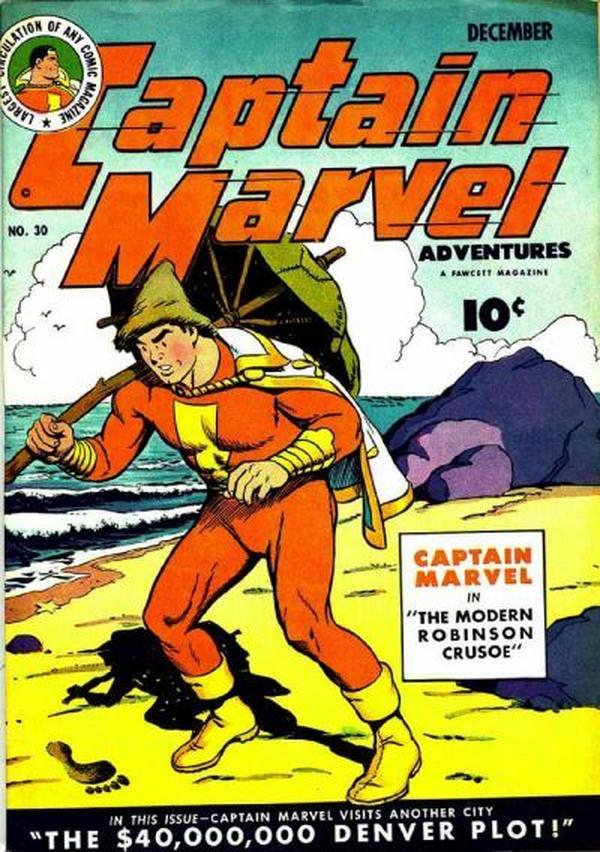 Cover of Captain Marvel Adventures #30