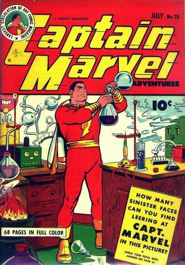 Cover of Captain Marvel Adventures #25