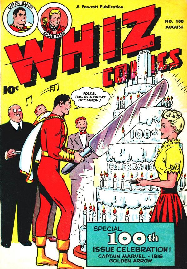Cover of Whiz Comics #100