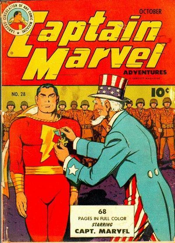 Cover of Captain Marvel Adventures #28